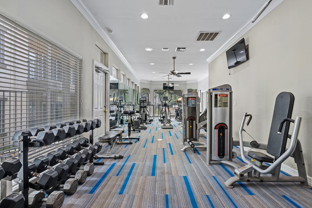 24-Hour Fitness Center at Marquis at Ladera Vista in Austin, Texas