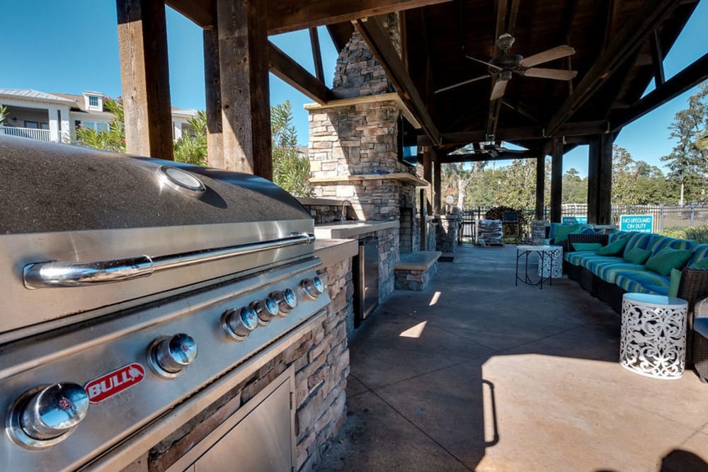 Grilling area at Parc at Broad River | Apartments in Beaufort, South Carolina