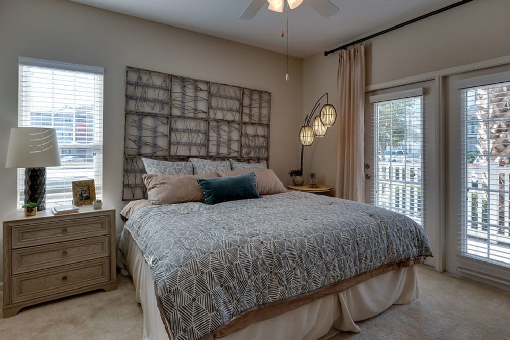 Spacious bedroom at Parc at Broad River | Apartments in Beaufort, South Carolina