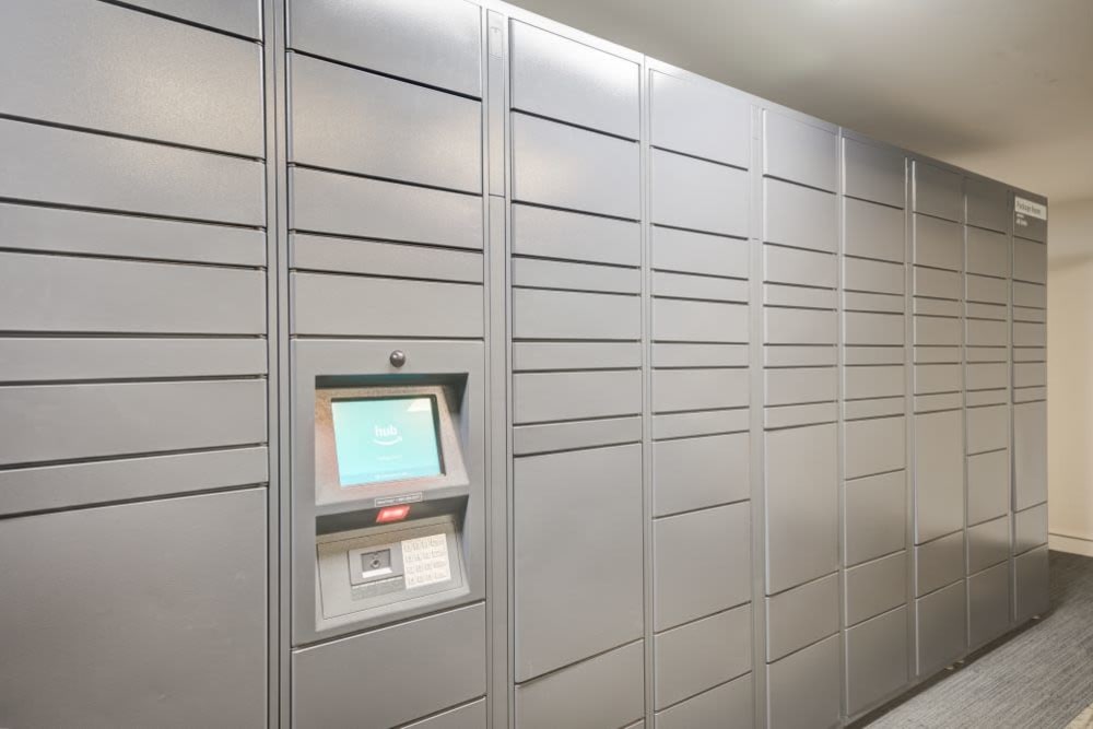 Resident package lockers at The Villas at Woodland Hills in Woodland Hills, California 