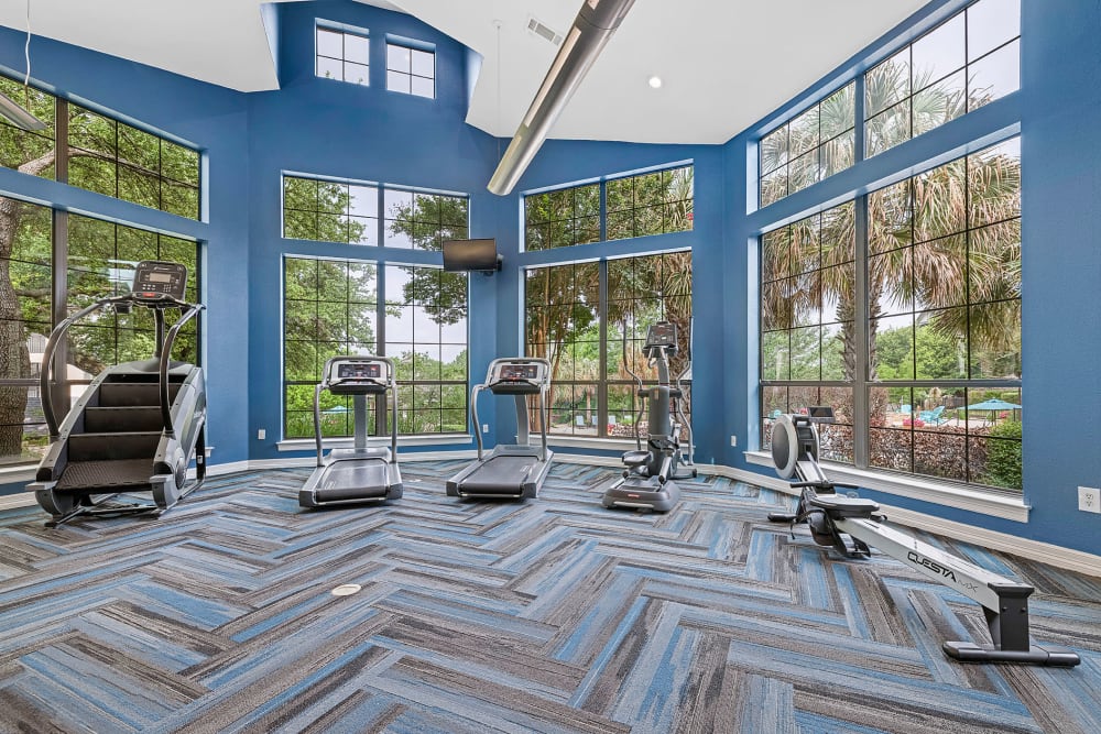 24-Hour Fitness Center at Marquis Parkside in Austin, Texas
