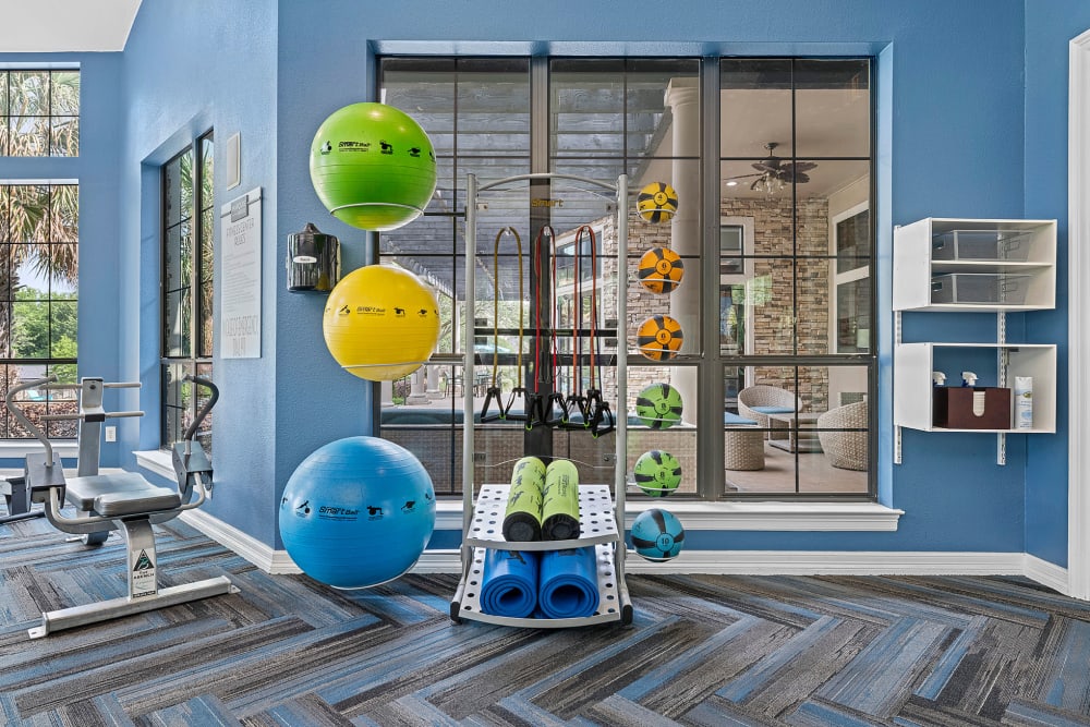 24-Hour Fitness Center at Marquis Parkside in Austin, Texas