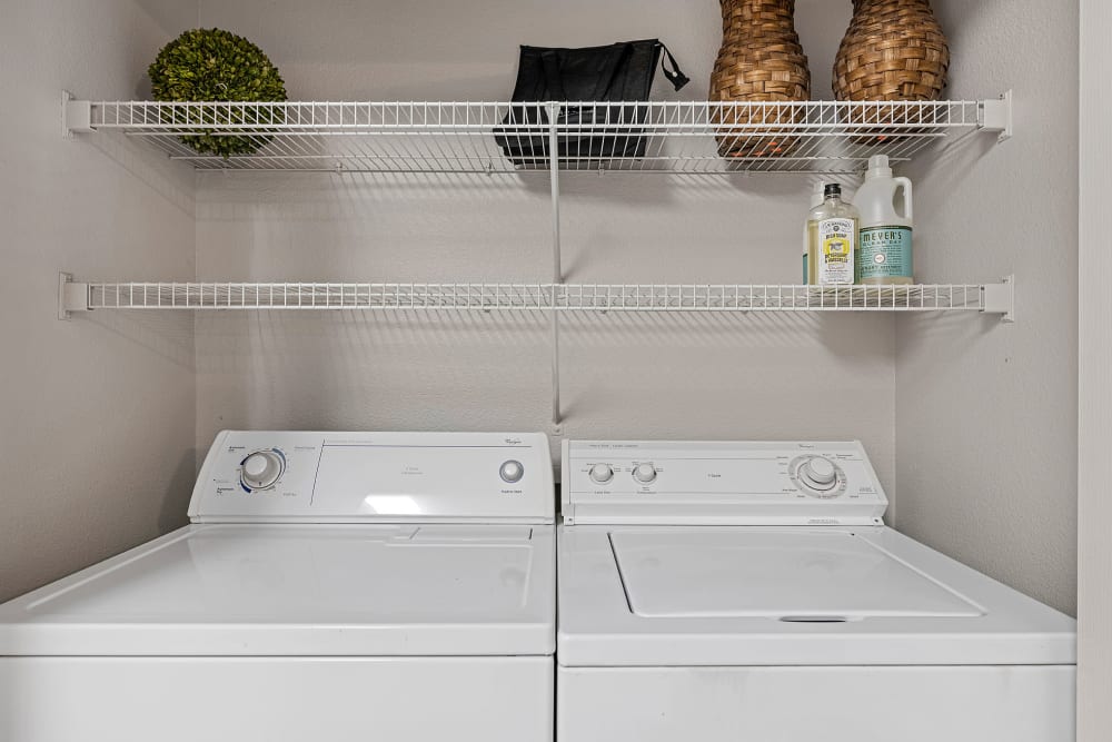 Full-Size Washer & Dryer Connections atMarquis Parkside in Austin, Texas
