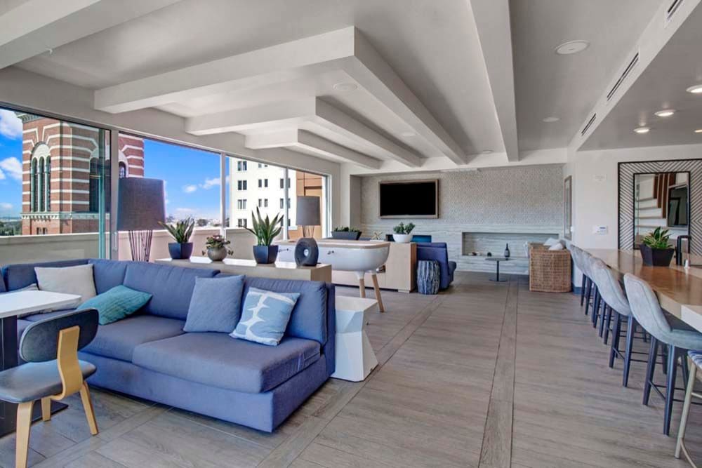 Our Luxury Apartments in Long Beach, California showcase a Living Room