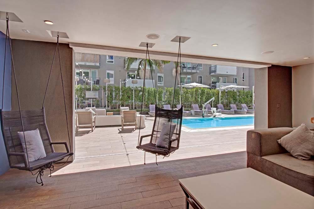 Our Luxury Apartments in Long Beach, California showcase a Swimming Pool