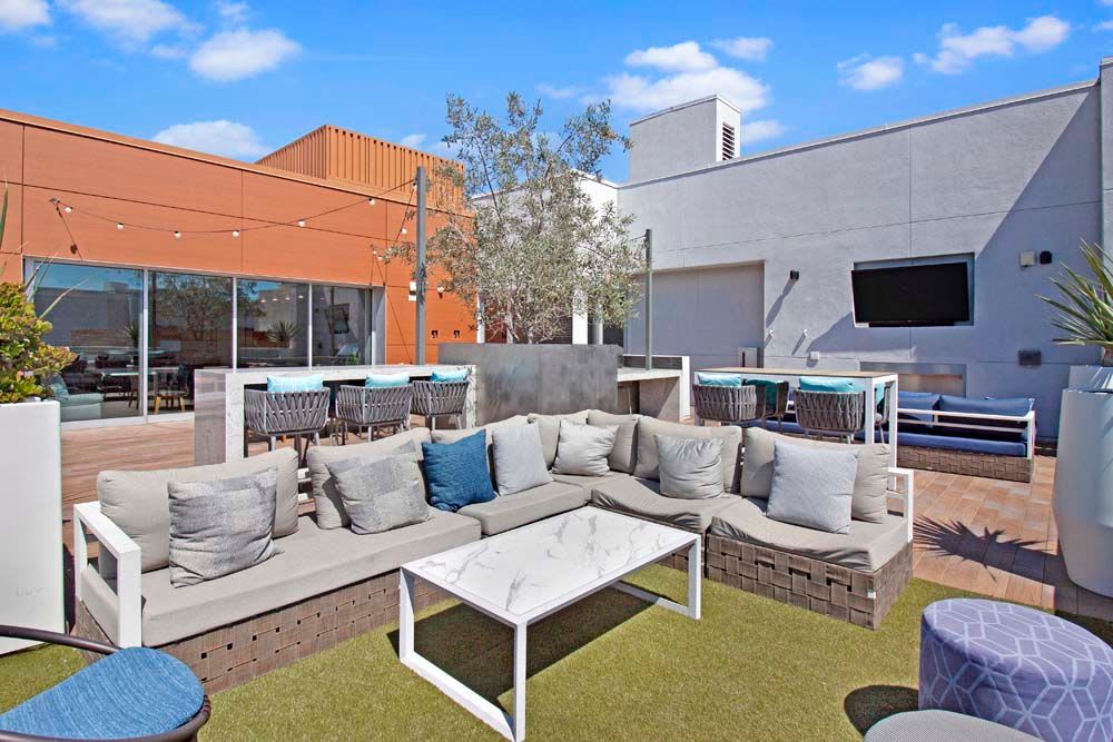 The Pacific offers a rooftopsitting area in Long Beach, California
