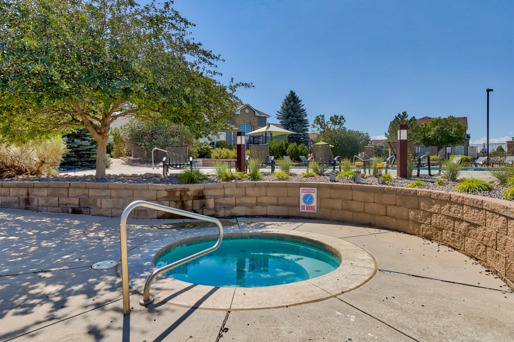 Community spa pool at Reserve at South Creek in Englewood, Colorado