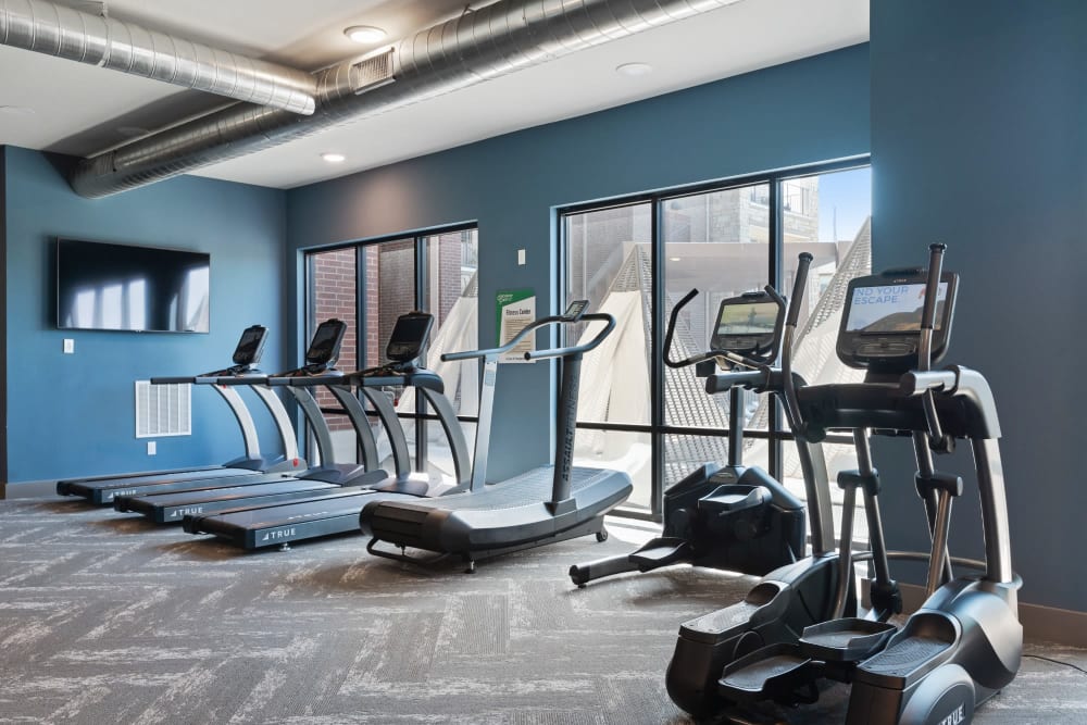 Community fitness center at Discovery Park in Denton, Texas