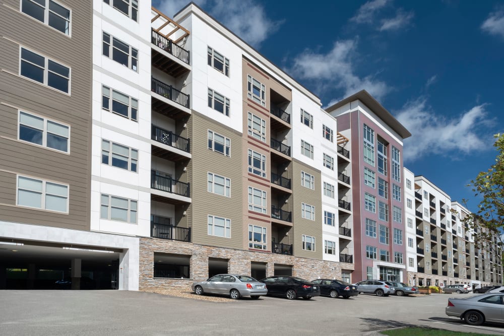 Exterior of Cosmopolitan Apartments in Pittsburgh, Pennsylvania