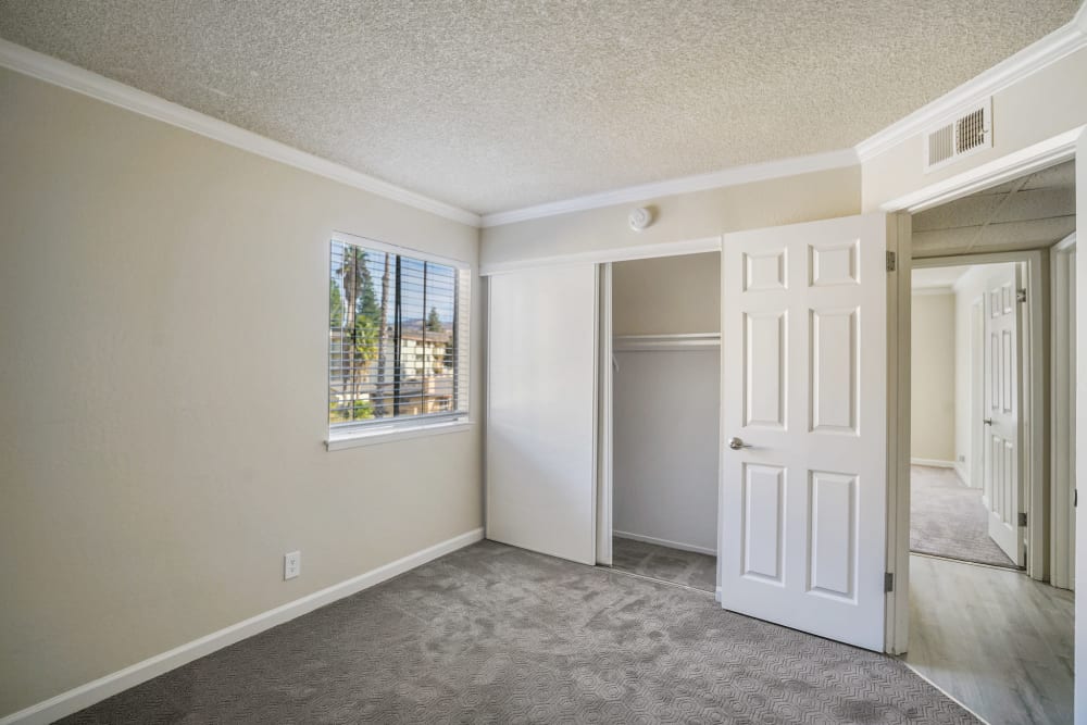 Bedroom at Palm Lake Apartment Homes in Concord, California