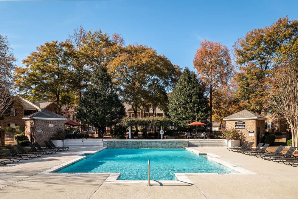 The community clubhouse at Brighton Park in Byron, Georgia