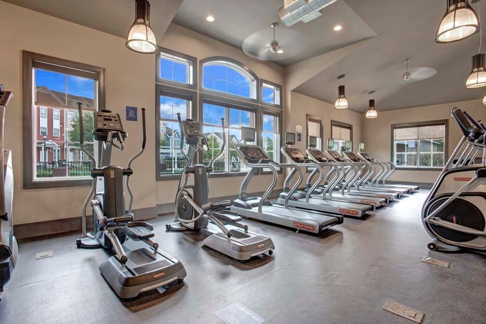 Fitness Center at Apartments in Somerset, New Jersey
