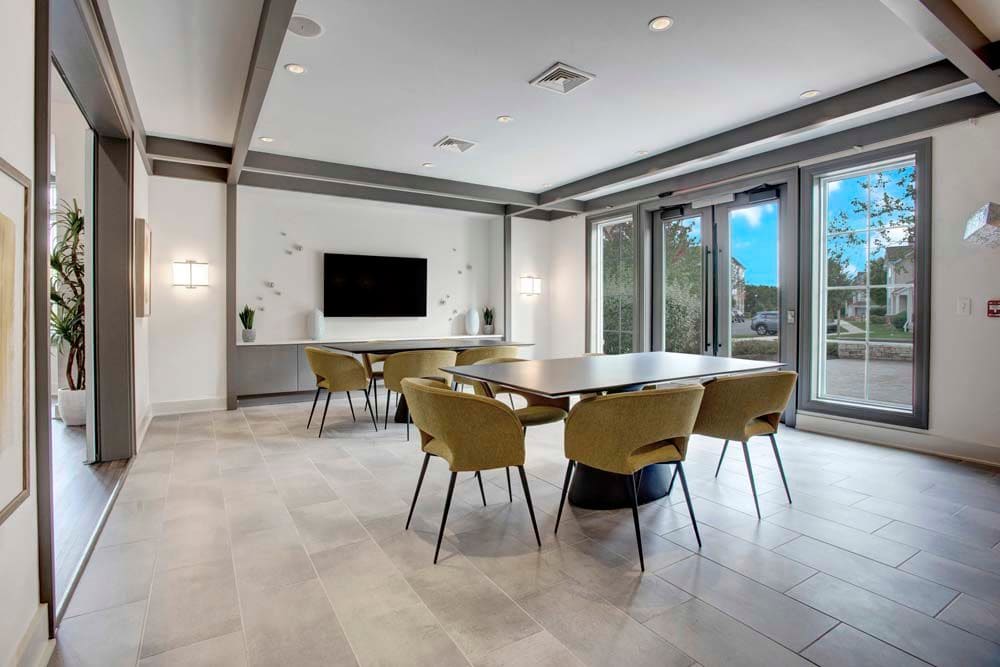 Enjoy our Newly Updated Apartments with a Small Media Room at The Grove Somerset