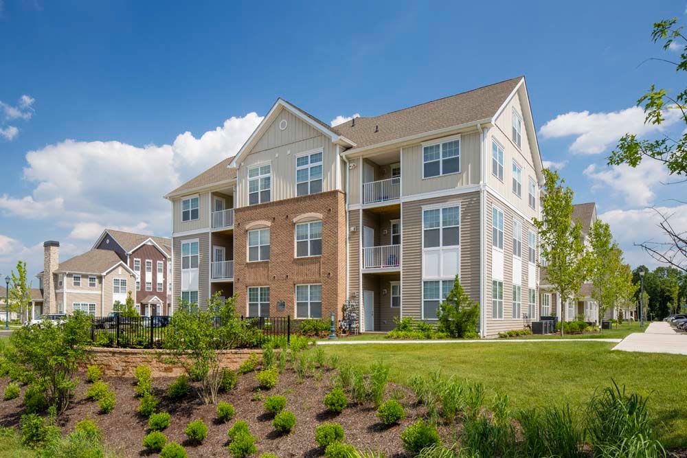 Outside View of the Modern Apartments at The Grove Somerset in Somerset, New Jersey