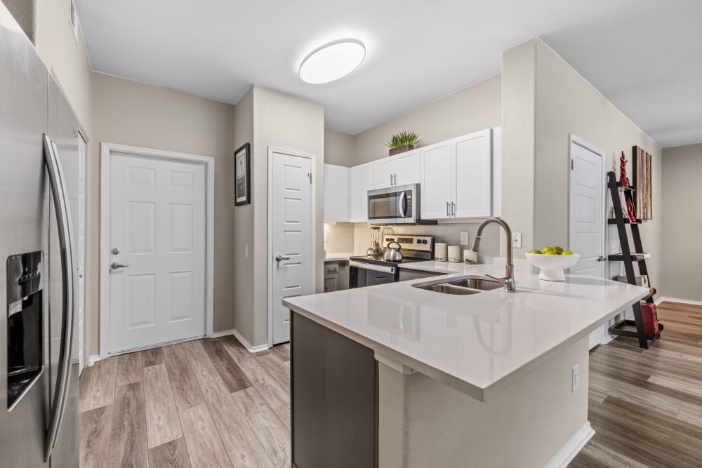 Gourmet kitchen with plenty of counter space Montrachet Apartment Homes in Lakewood, Colorado