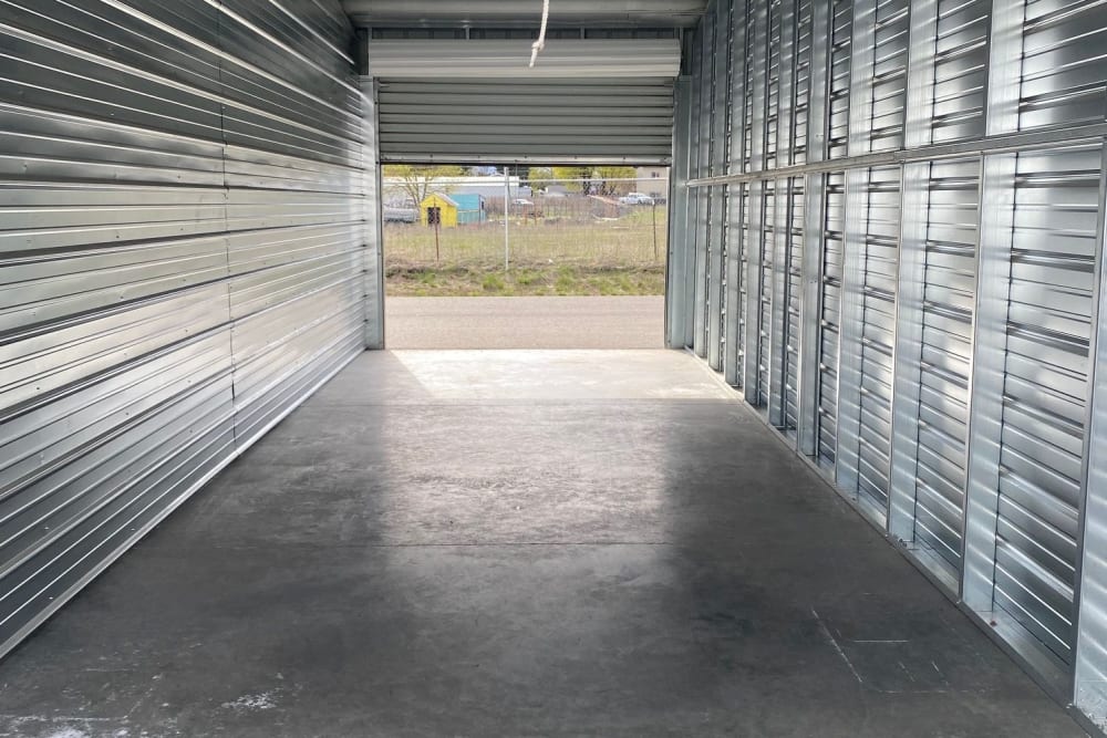 Indoor self storage units available at BuxBear Storage Hayden in Hayden, ID