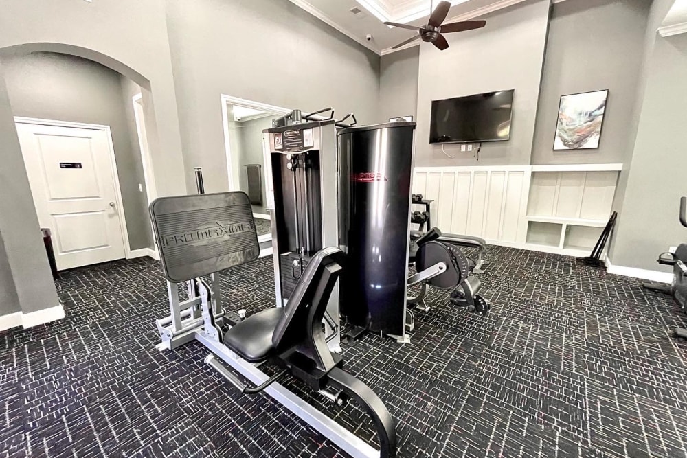 Enjoy apartments with a gym at The Abbey at Energy Corridor in Houston, Texas