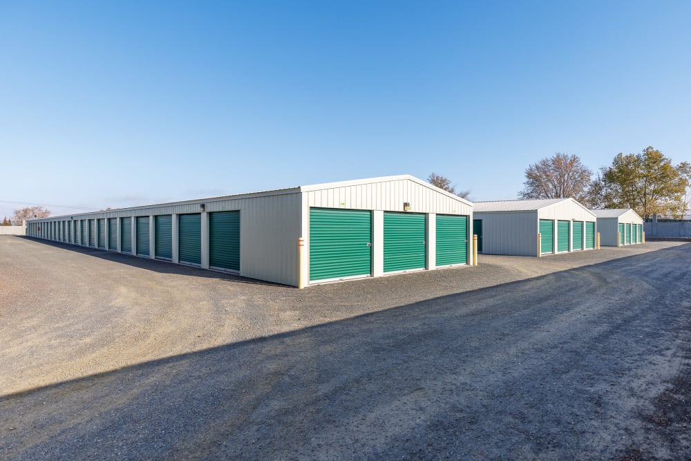 Outdoor units at BuxBear Storage Richland in Richland, Washington