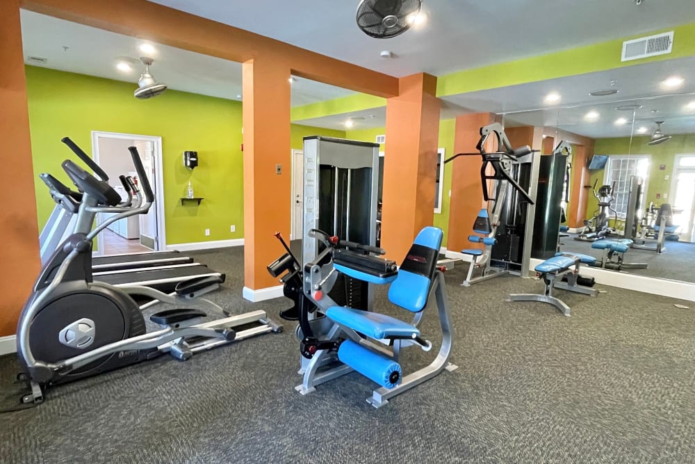 Enjoy apartments with a gym at The Abbey at Eagles Landing in Stockbridge, GA