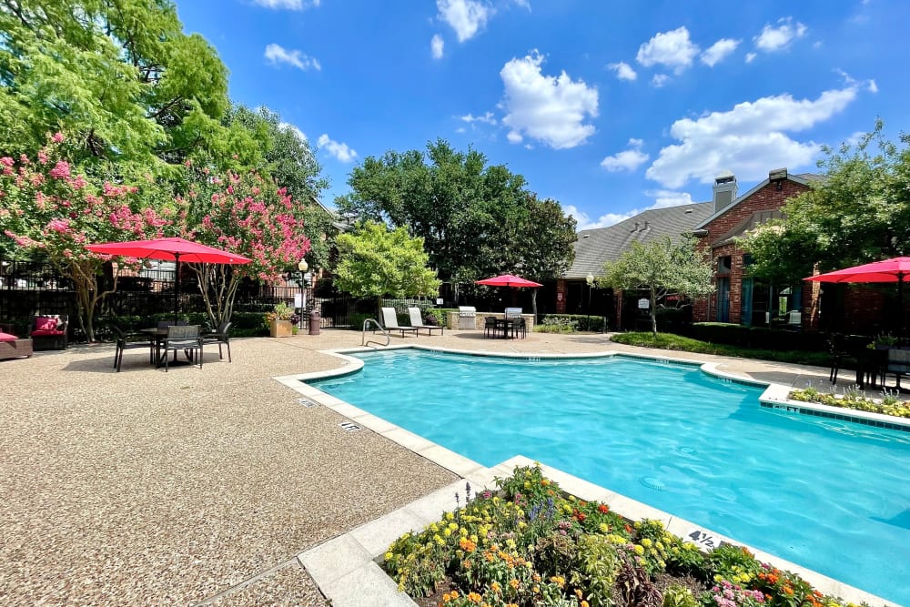 Swimming pool at The Abbey at Hightower in North Richland Hills, Texas