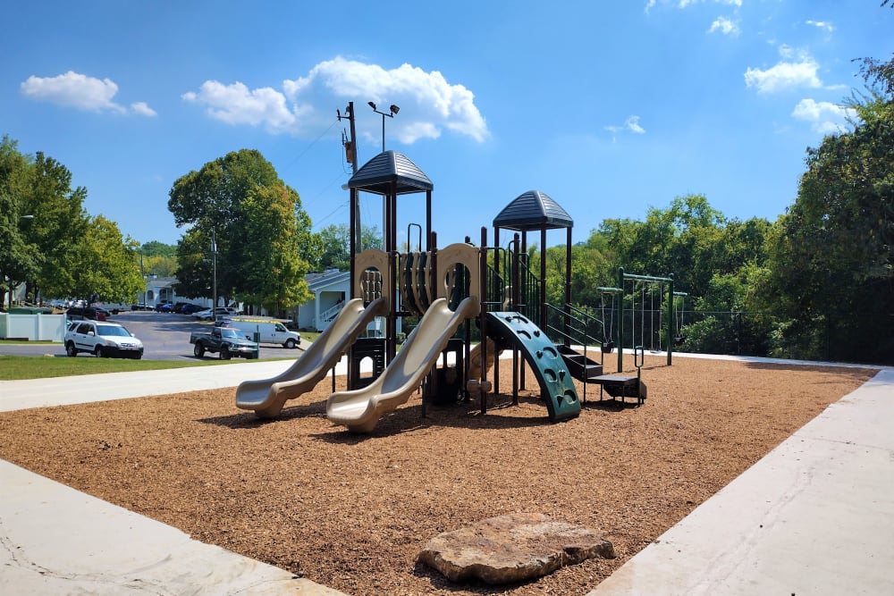 Large playground for kids at Pebble Creek Apartments in Antioch, Tennessee