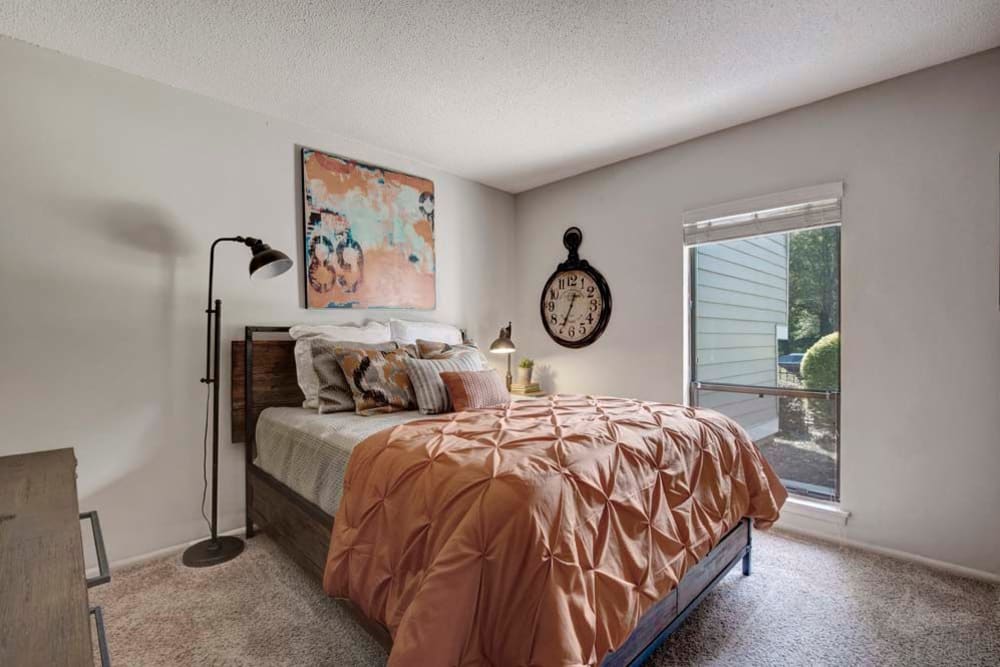 Enjoy our Beautiful Apartments Bedroom at The Corners at Crystal Lake
