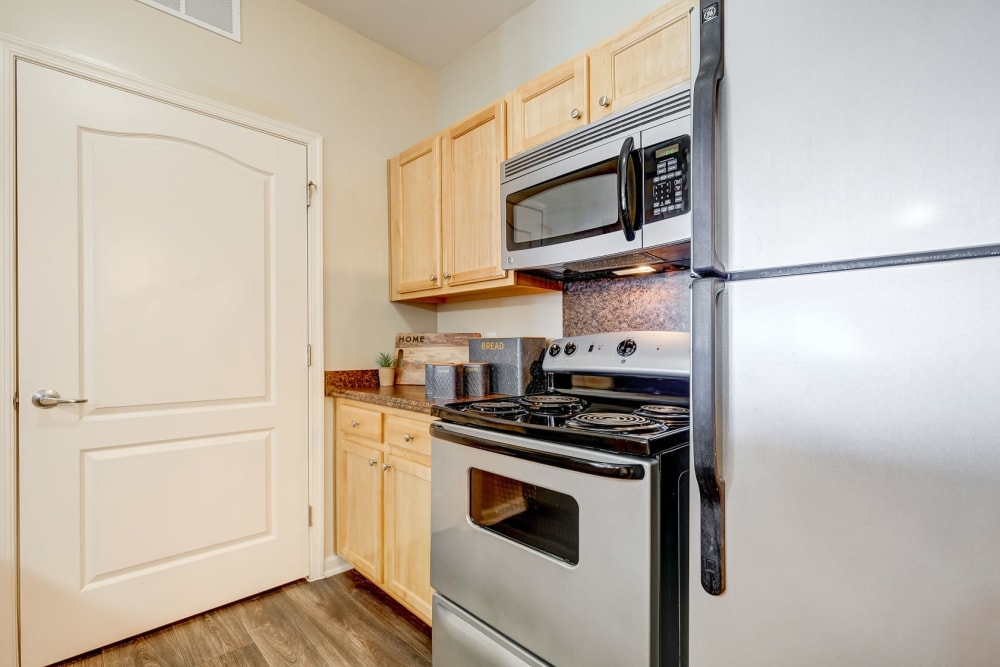 Kitchen at Carden Place Apartment Homes in Mebane, North Carolina