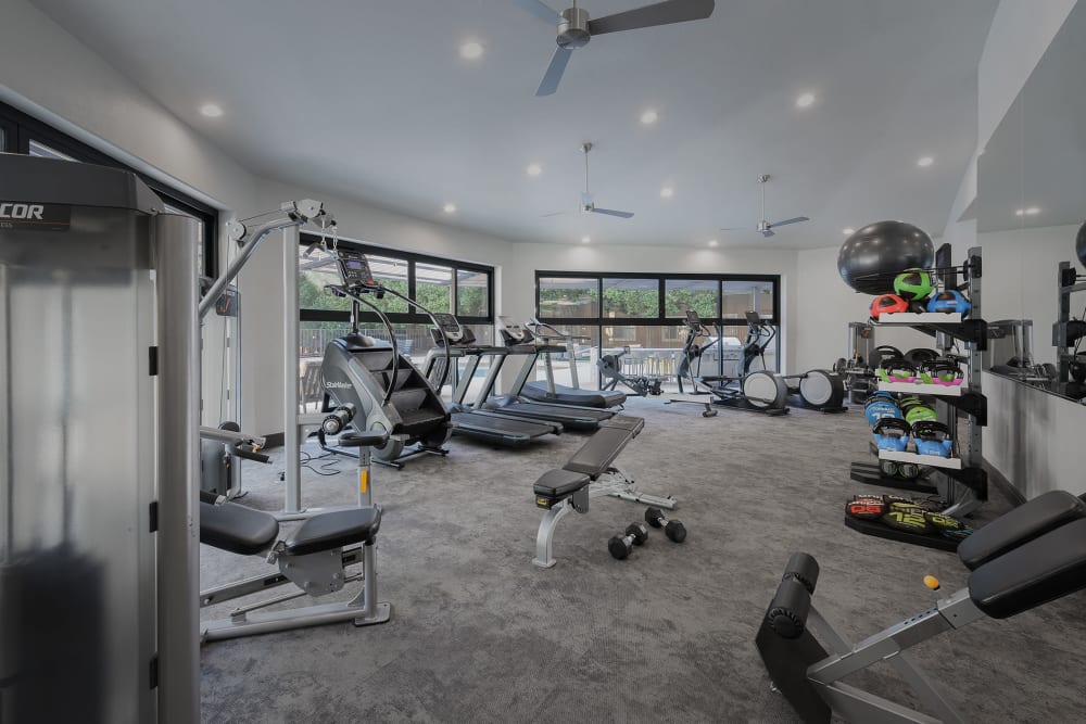 Onsite fitness center at The Regents at Scottsdale in Scottsdale, Arizona