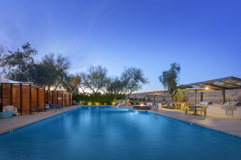 Beautiful swimming pool at The Regents at Scottsdale in Scottsdale, Arizona