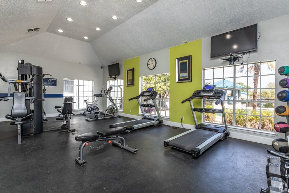 Harborfit fitness center at The Clara in San Antonio, Texas