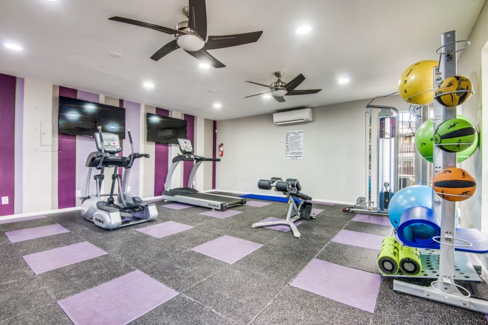 Harborfit fitness area at The Maxwell in San Antonio, Texas
