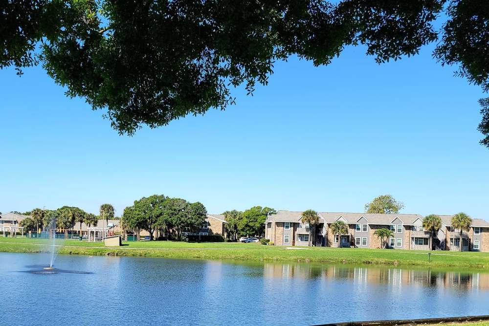 Man-made Lake at The Abbey At Northlake in Riviera Beach, Florida