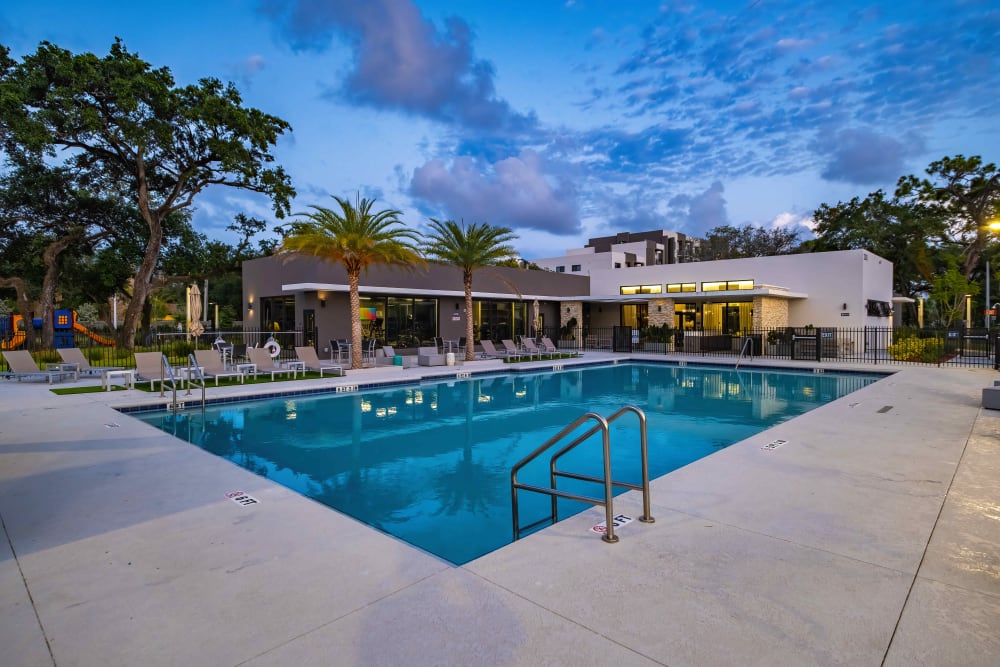 Swimming pool at Oak Enclave in Miami Gardens, Florida