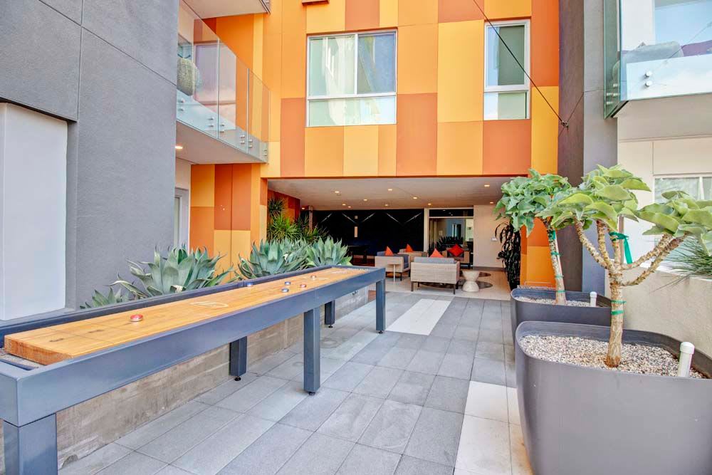 Outdoor area at Apartments in Long Beach, California