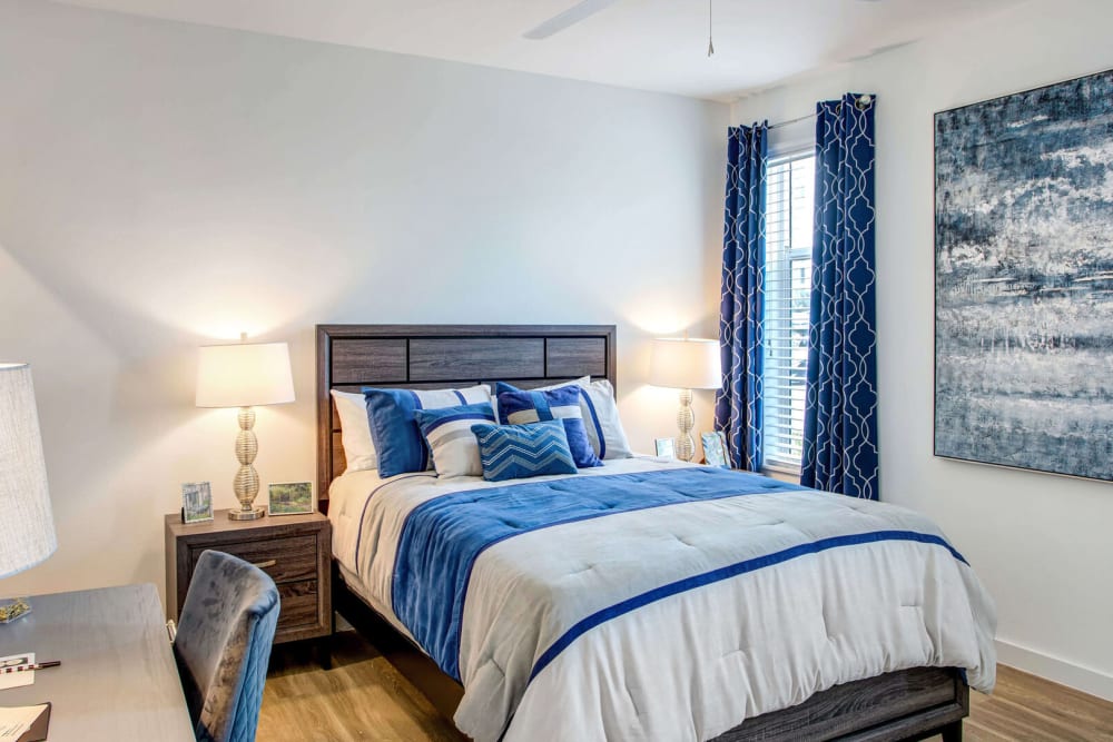 Master bedroom at Elements on Third in St Petersburg, Florida