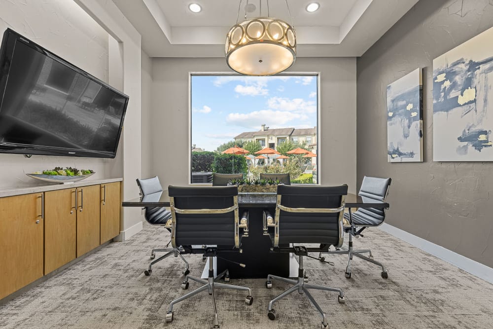 Business Conference Room at Marquis at the Reserve in Katy, Texas