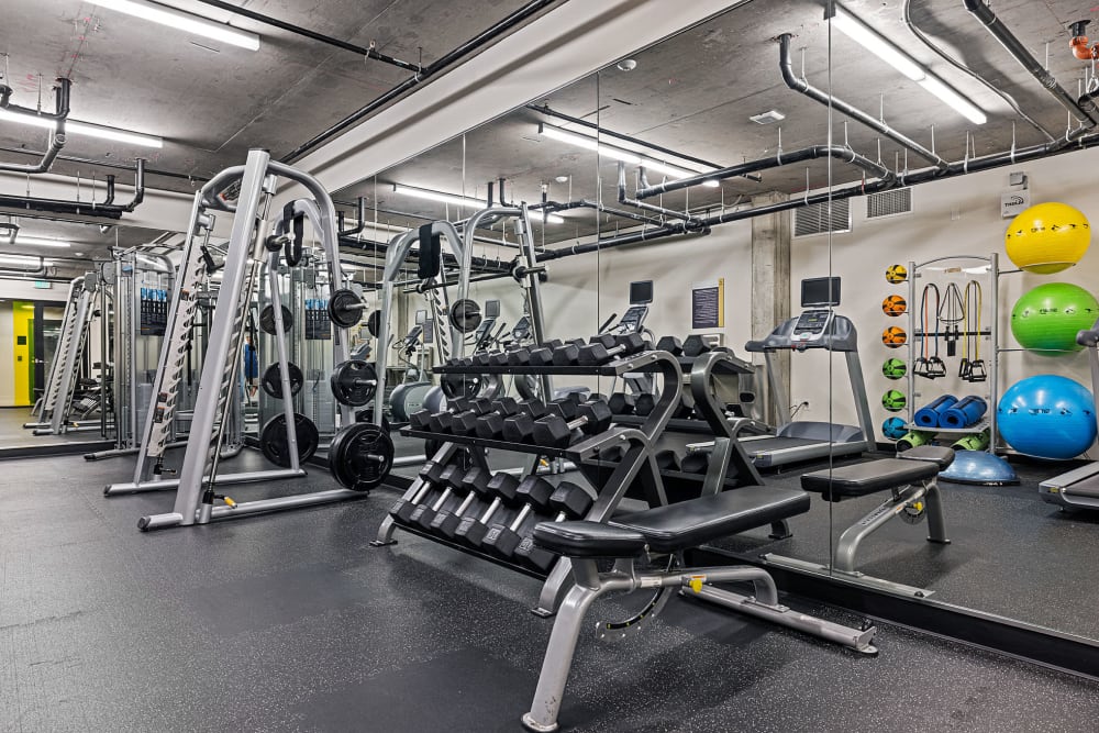 Workout facility at Anthem on 12th in Seattle, Washington