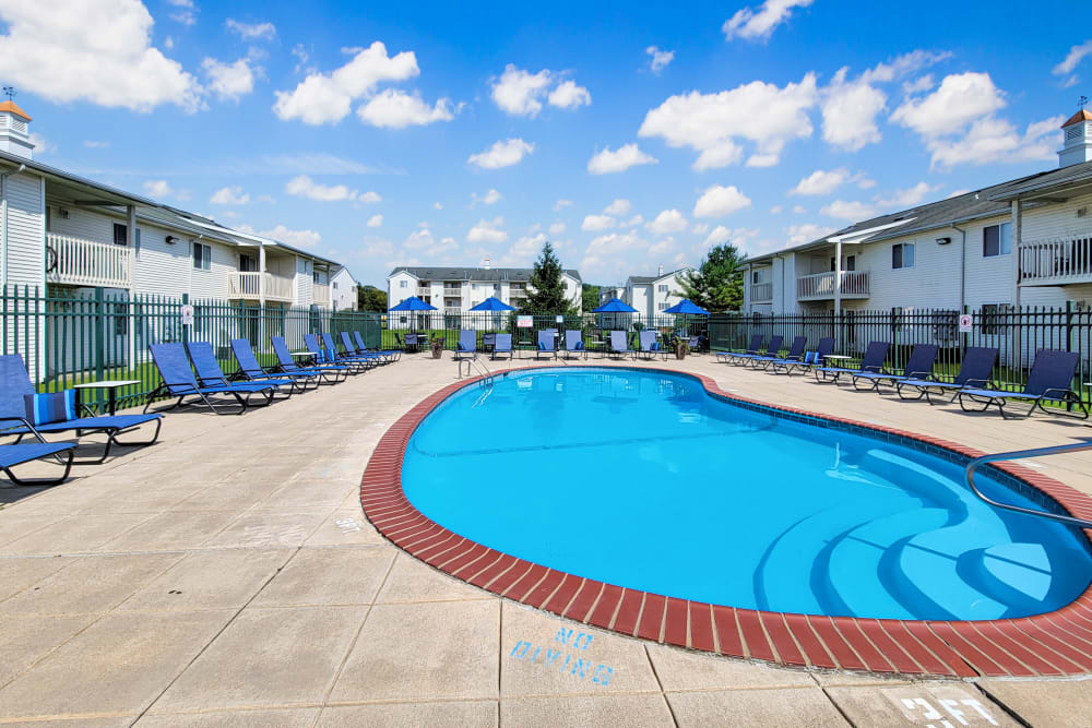 Swimming Pool at Steeplechase Apartments & Townhomes in Toledo, Ohio