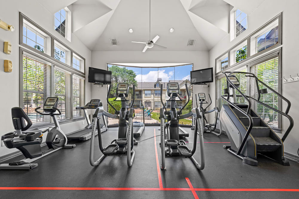 Fitness center at Marquis at Town Centre in Broomfield, Colorado