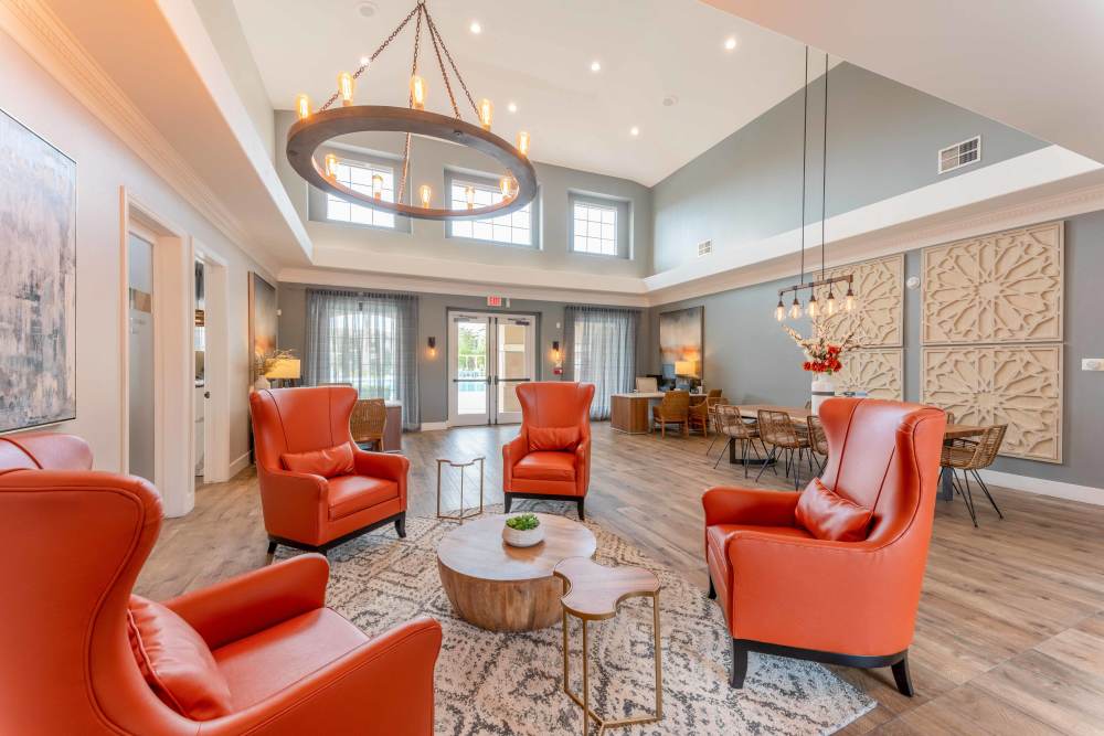 Resident clubhouse/lobby at Avery at Moorpark in Moorpark, California