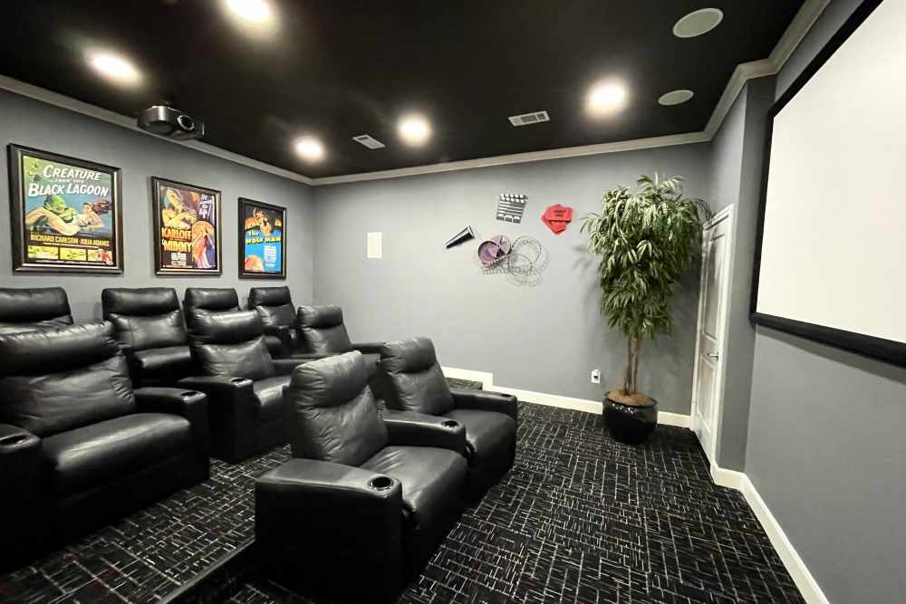 Theatre Room at The Abbey at Energy Corridor in Houston, Texas