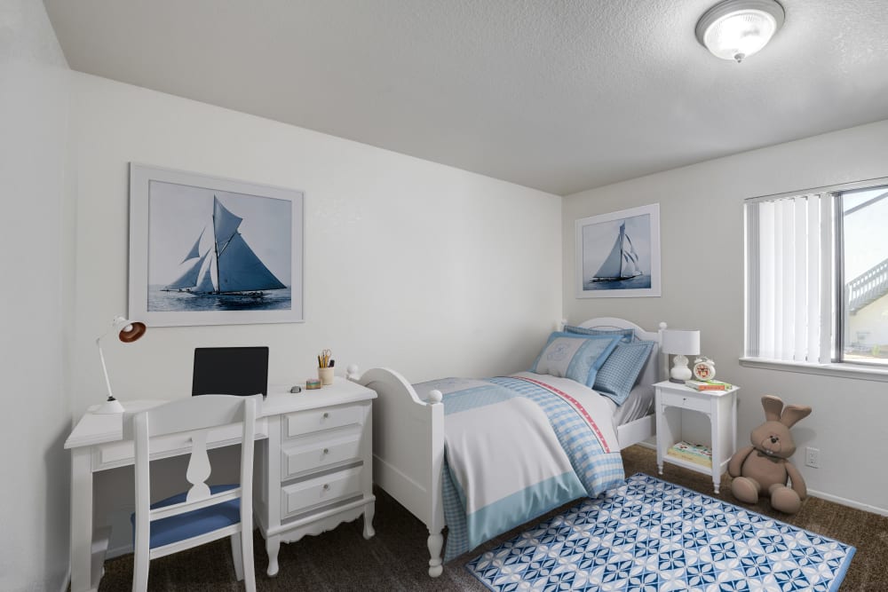 Kid's room designed for their enjoyment and relaxation at Sea Breeze Village