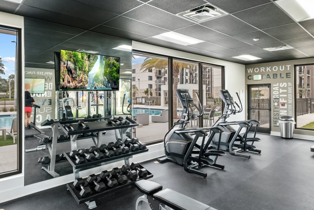 Fitness Center at Apartments in Miami Gardens, Florida
