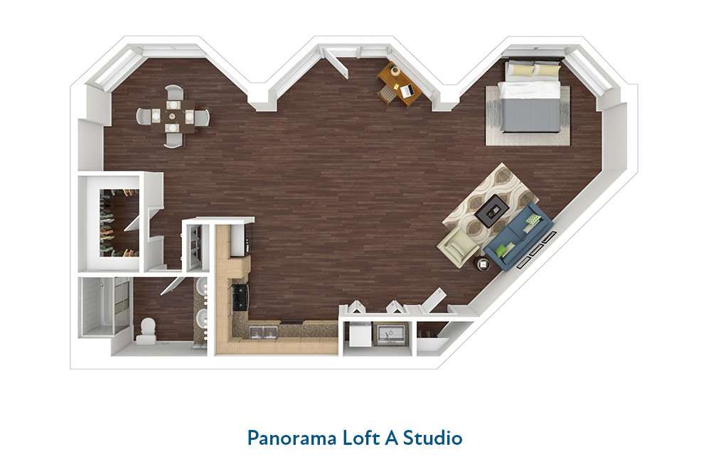 Loft Apartment Floor Plan