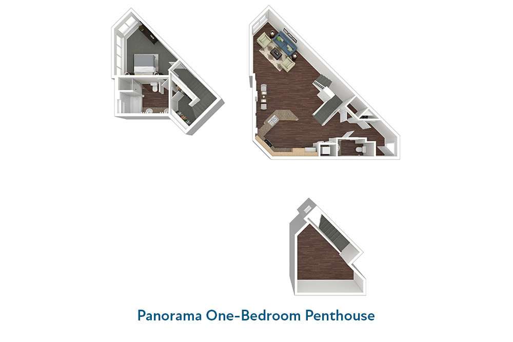 One-Bedroom Apartment Floor Plan