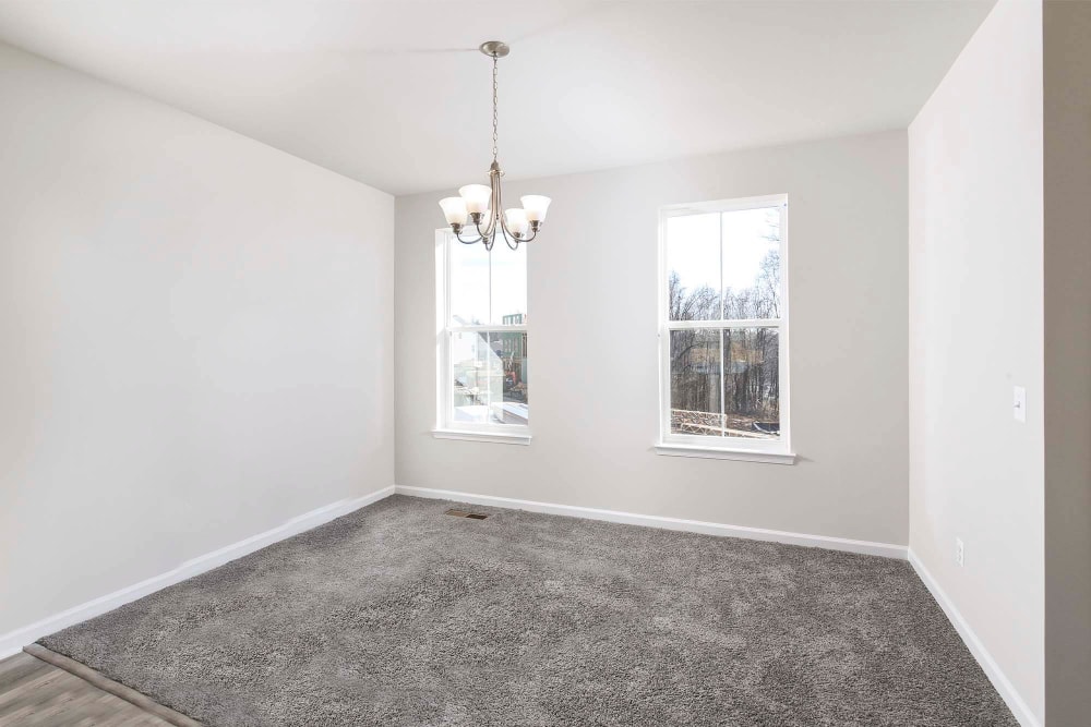 Dining room space at The Collection at Scotland Heights in Waldorf, Maryland