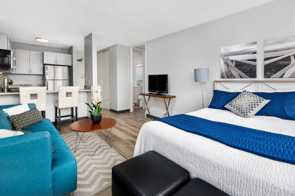 Apartments with a Bedroom at Prairie Shores in Chicago, Illinois