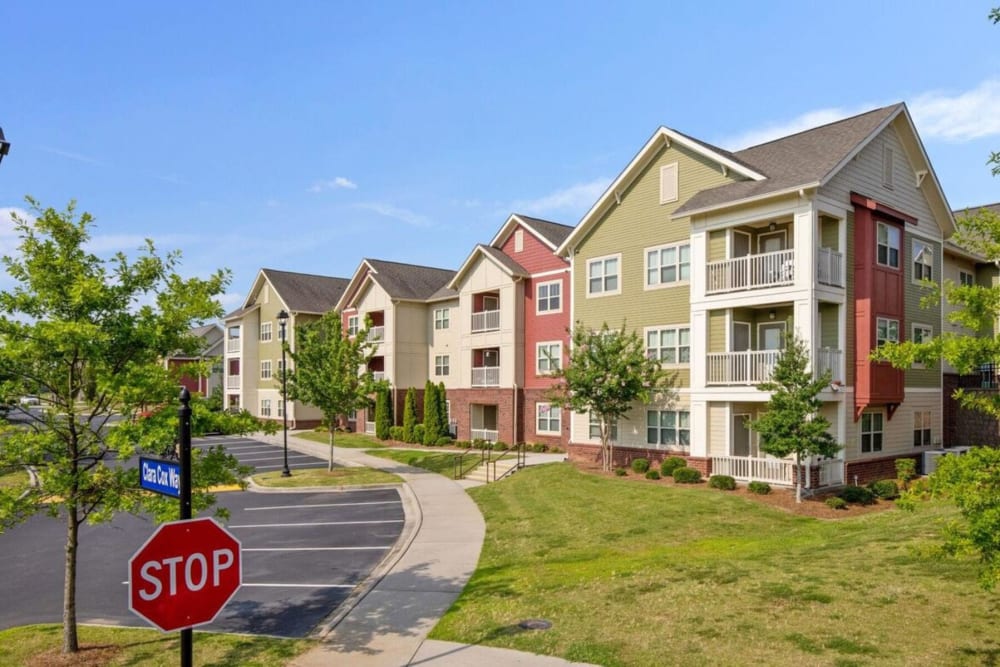 Apartments with road access at Park Terrace in High Point, North Carolina