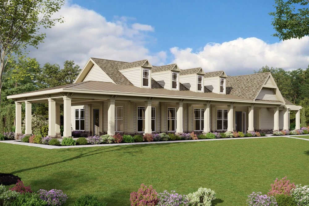 Rendering of clubhouse that is coming soon at The Collection at Scotland Heights in Waldorf, Maryland