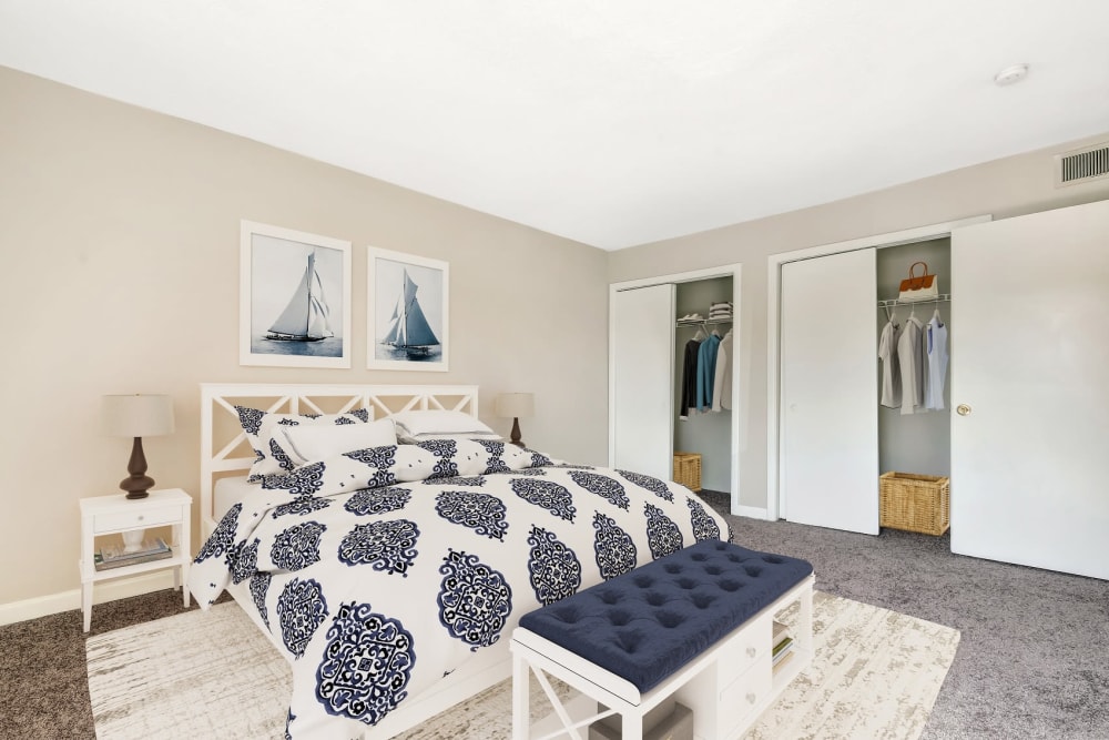 Spacious bedroom at Park at Northside Apartments & Townhomes in Macon, Georgia